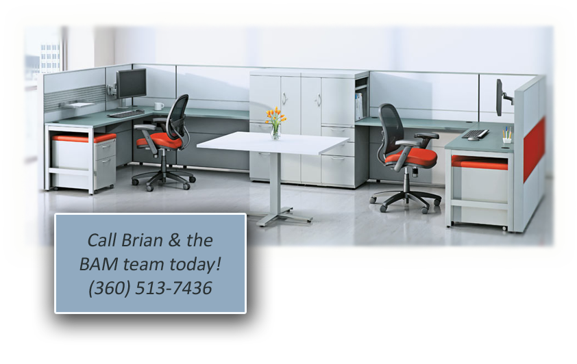 Call Brian and the BAM team for all of your office furniture needs1